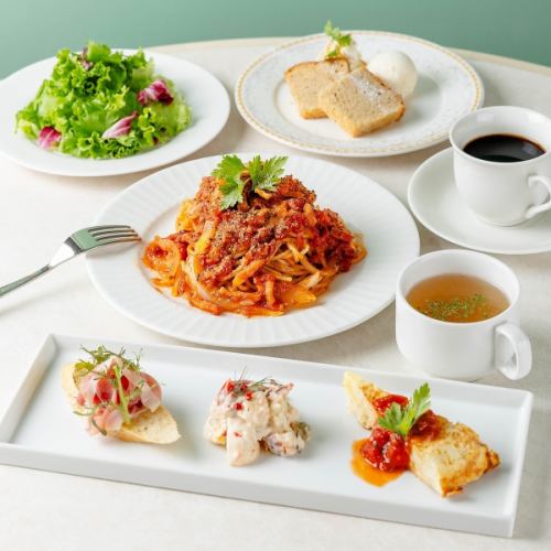 【天照堂豪华午餐】7道菜,含意面或甜点二选一 <仅限工作日>