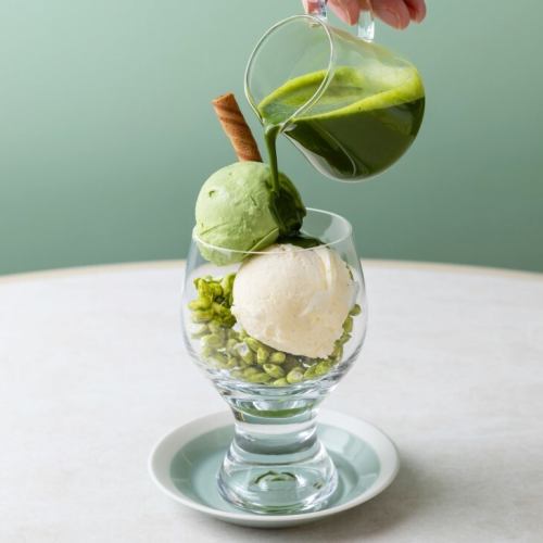 抹茶のアフォガート