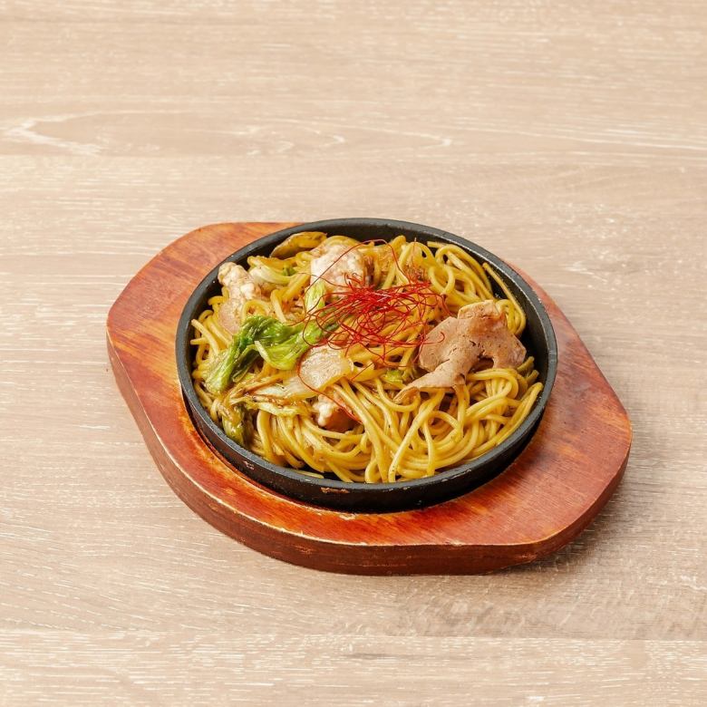 ホルモン味噌焼きそば