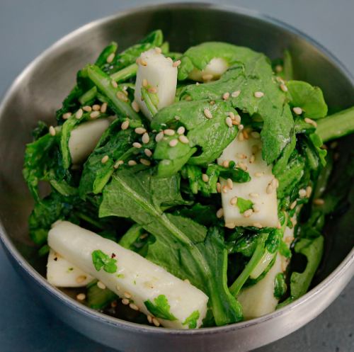 季節ナムル～春菊と山芋～