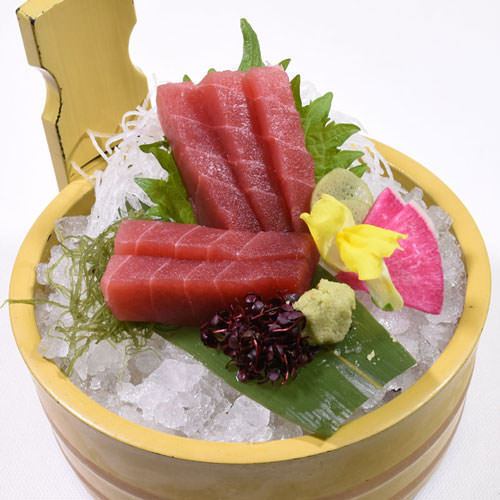 Various sashimi items