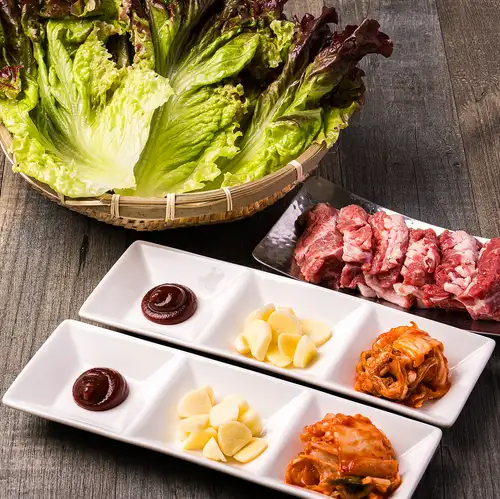 ラムギョプサル肉野菜セット
