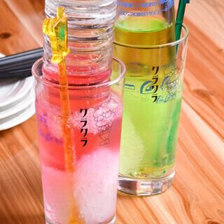 Very popular! Cute bear drink & Sharikin sour◎ [Kurakura adult all-you-can-drink plan☆]