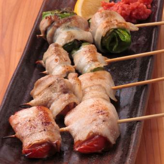 Kurakura specialty - meat wrapped in vegetables