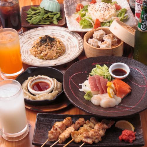 焼き鳥の他に様々な居酒屋料理もございます♪軽いおつまみ系~お刺身など豊富なメニューをご用意してます!