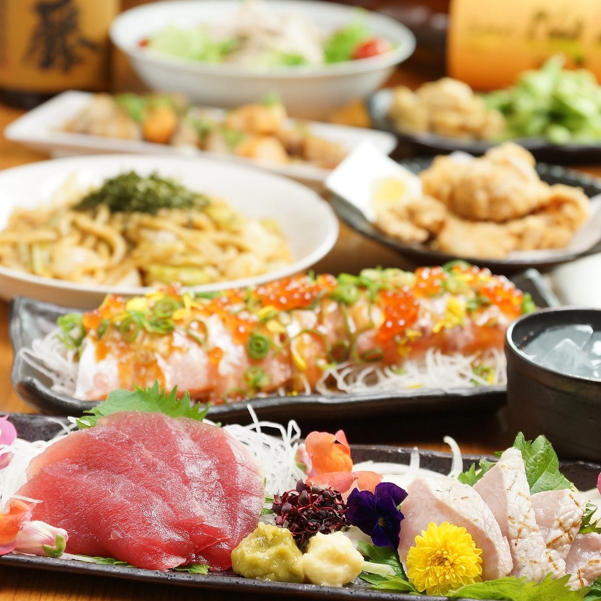 JR尼崎駅すぐ！海鮮と地鶏が自慢！各種宴会に◎2980円～！