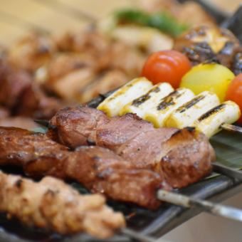 じっくり焼き上げた炭焼きメニュー！