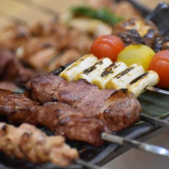 平日限定3h飲み放題付き　らんちゅうコース 新鮮な魚、地鶏のグリルなど全6品 6200円⇒4200円!!