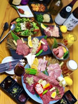 略顯奢華的宴會方案！精選7種和牛11道菜套餐5,500日元（含稅）！