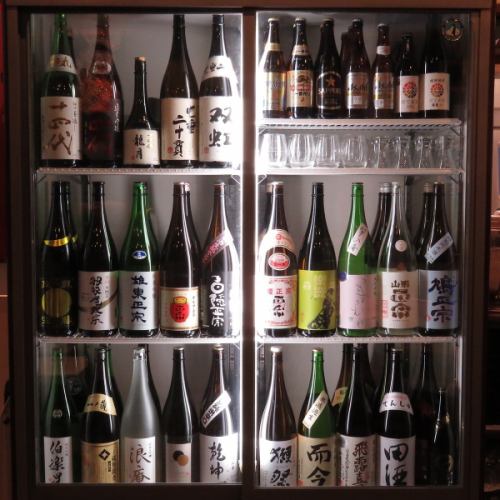 [丰富的日本酒选择] 种类繁多的难得一见的日本酒！