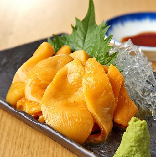 Sea squirt sashimi