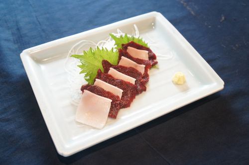 Whale sashimi