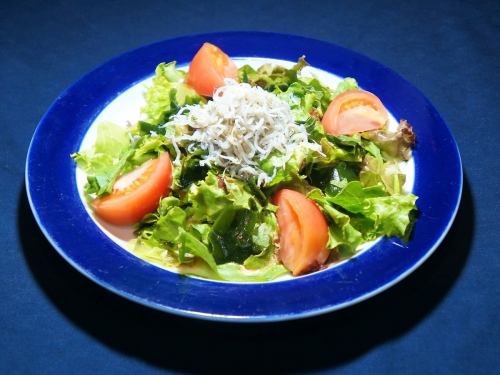 Yuriage whitebait salad