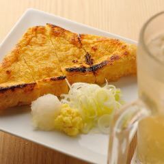 Triangle-shaped fried food