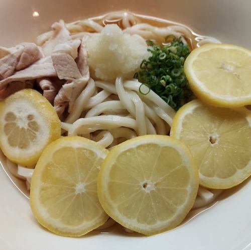 【季節限定】豚しゃぶレモン冷しうどん