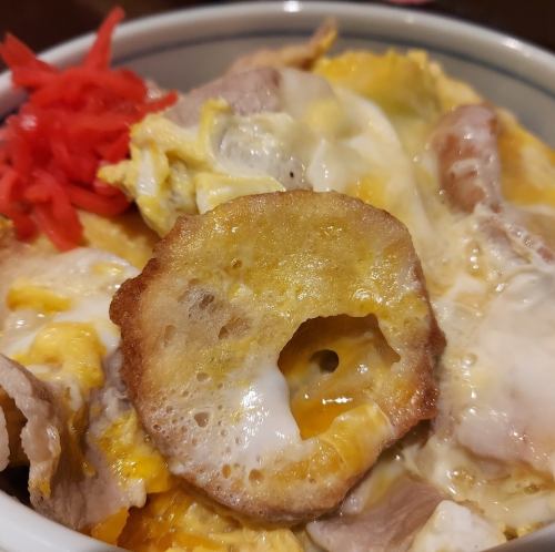 油麩豚丼