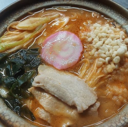 돼지김치우동(미소맛)