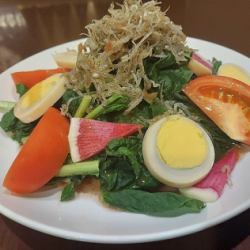 Sendai Yukina and Tobiume Plum Salad