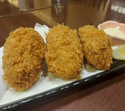 Extra large fried oysters (3 pieces)
