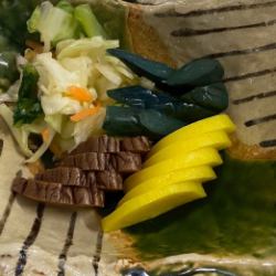 お新香の盛り合わせ