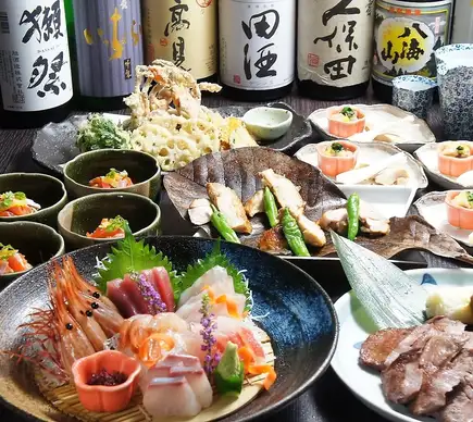 旬を食す 5,000円コース 仙台せり鍋や宮城を堪能（地酒6種付）【全7品】