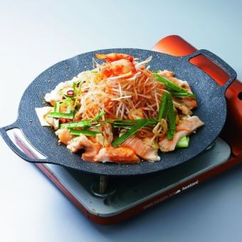 【ビールあり】★大阪ちりとり鍋★イチ押しの選べる鍋コース 全6品＋2時間飲み放題