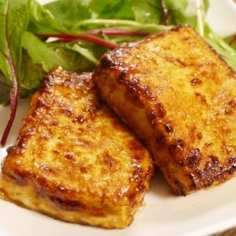 Tofu steak special grated radish sauce