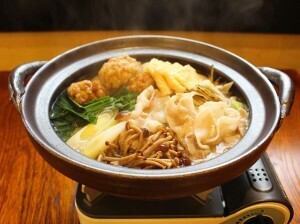 【冬の十四豚寄せ鍋コース】十四豚、肉団子、帆立、牡蠣など★全7品3500円