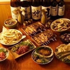 地酒・銘柄焼酎などこだわりの飲み放題宴会♪自家製ほうとうや山梨郷土料理に舌鼓
