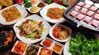 [90 minutes all-you-can-drink included] Samgyeopsal course 3,850 yen (tax included)