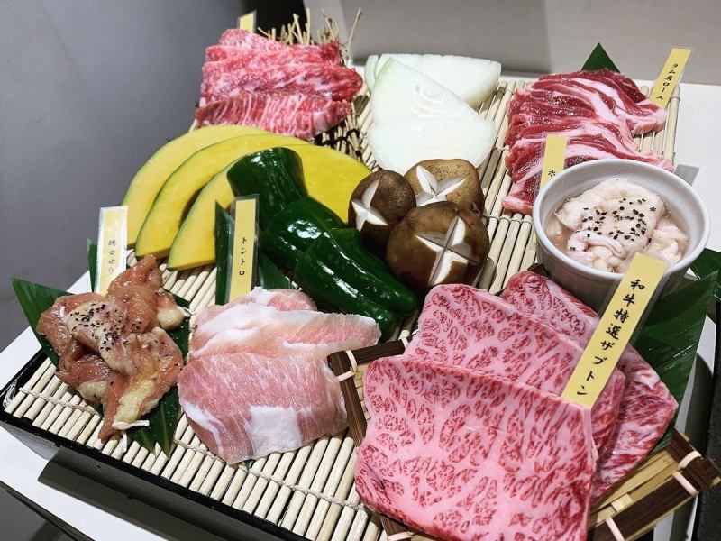 Our most popular dish ★ Kamifurano Wagyu beef ribs and lean meat included [90-minute all-you-can-eat and drink course]