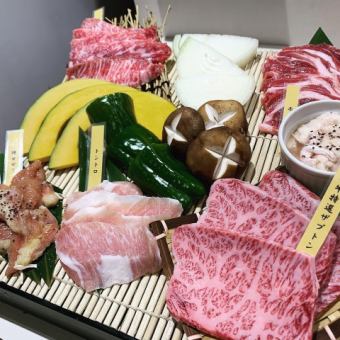 [For 3 or more people] Including Wagyu beef ribs and lean meat [90 minutes all-you-can-eat and drink] ☆ Only available from 18:00 to 22:00 ☆