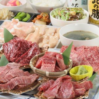 7 types of Japanese Black Beef! [Kamifurano Wagyu Beef Enjoyment Course] 12 dishes in total for 6,000 yen★