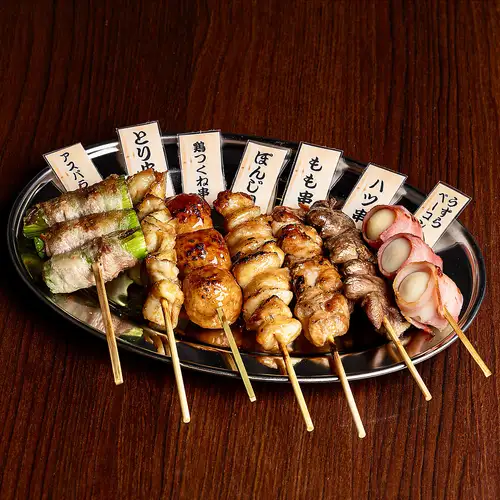 20.博多串焼き盛り合わせ 7本