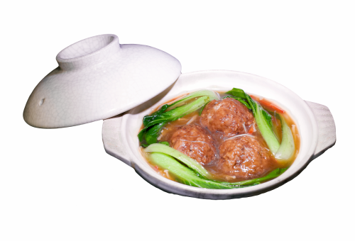 Yangzhou lion head (large meatballs in a clay pot) (3 pieces)