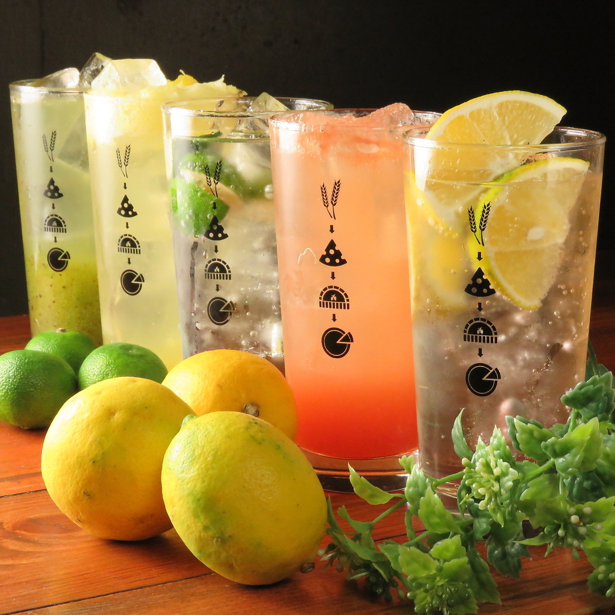 ドリンク種類が豊富な単品飲み放題もご用意♪詳細はコース欄へ!!