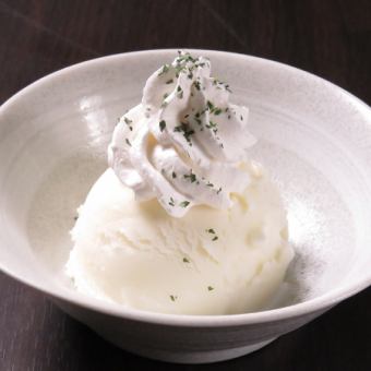 Vanilla ice cream/Today's recommended ice cream