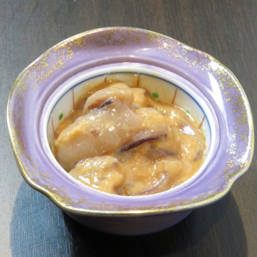鹹魷魚/煮蘆筍（2片）