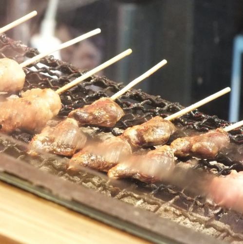 丹波味わい鶏使用の串焼き