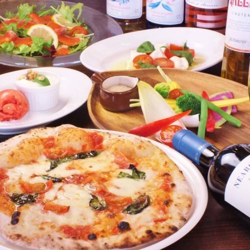 All-you-can-drink courses where you can enjoy authentic Italian cuisine are available from 4,000 yen (tax included)♪