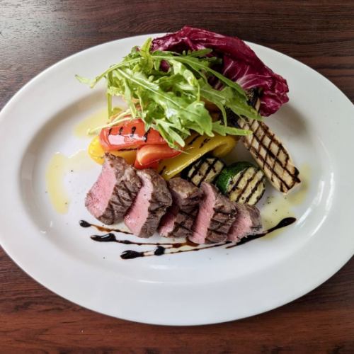 国産ランイチのグリル　バルサミコソース