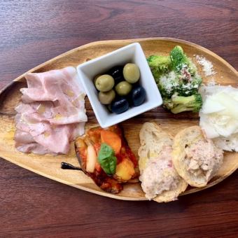 ランチNo,1☆【お洒落☆昼飲み】最高の1軒目☆おつまみ盛り合わせと、120分まるまる飲み放題☆