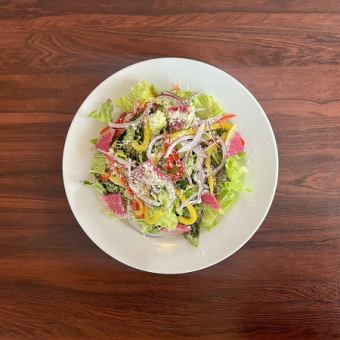 彩野菜のシンプルサラダ