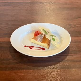 ふみなの自家製チーズケーキ