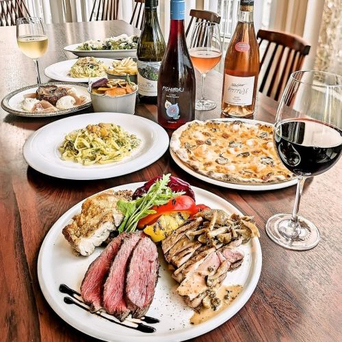 お得なプランが充実☆曜日ごとでお得な料理も☆土日祝日はグラスワイン含むドリンクが【ALL500円！！】