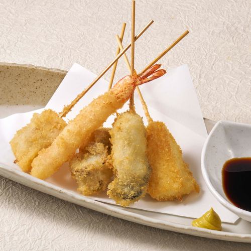 【炸串】5種海鮮拼盤