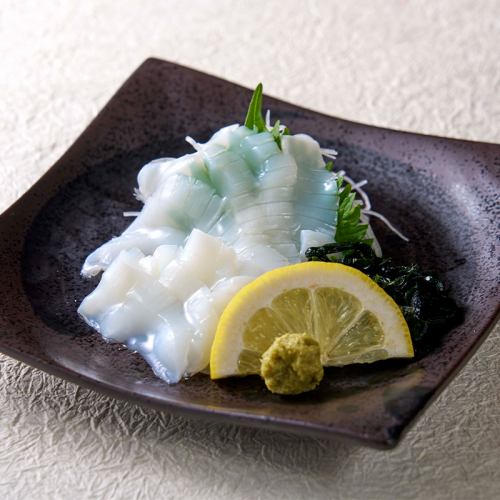 Squid sashimi/Tuna sashimi
