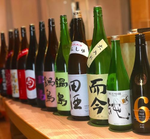 珍しい日本酒も多数