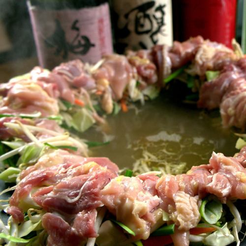 地鶏で華やかな宴会コース