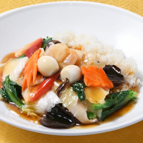 Seafood Gomoku Ankake Rice